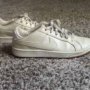 Nike | Cream Leather Women’s Low Rise Sneaker